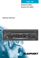 Blaupunkt Dakota-CD-31 - Owners Manual